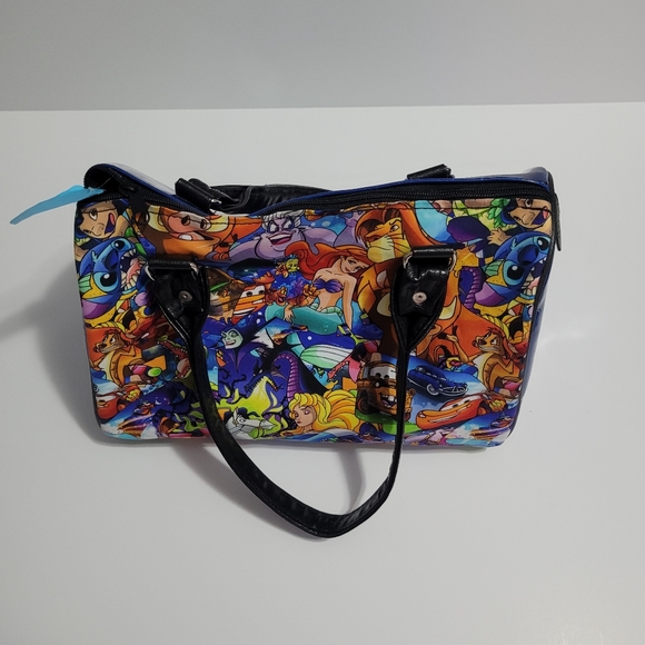 NWT Top Notch By Design Movie Mash-Up Purse/Handbag Blue - Picture 9 of 15
